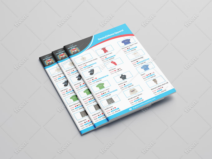 Design product line sheet, sell sheet, product catalog
